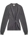 Isabel Marant Ilaria Wool And Cashmere Blend Sweater In Grey