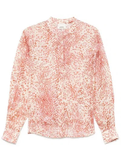 Isabel Marant Ilda Blouse In Pink