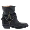 Isabel Marant 40mm Buckle-strap Leather Biker Boots