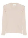 Isabel Marant Lightweight Knit Long Sleeve Pullover In Neutral