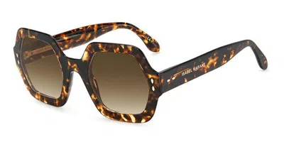 Isabel Marant Im 0004/n/s 086/ha Women's Sunglasses Tortoiseshell Size 52 In Brown