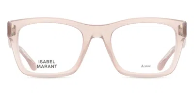Isabel Marant Im 0018 Fwm Women's Glasses Pink Size 52 - Free Lenses - Blue Light Block Available In Transparent Nude Pink
