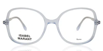 Isabel Marant Im 0022 Mvu Women's Glasses Blue Size 54 - Free Lenses - Blue Light Block Available In Transparent Blue