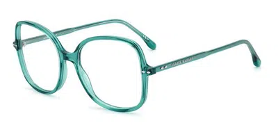 Isabel Marant Im 0022 Zi9 Women's Glasses Green Size 54 - Free Lenses - Blue Light Block Available In Transparent Teal Green