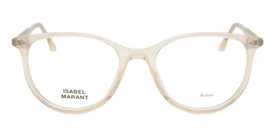 Isabel Marant Im 0023 Fwm Women's Glasses Brown Size 51 - Free Lenses - Blue Light Block Available In Transparent Nude Brown