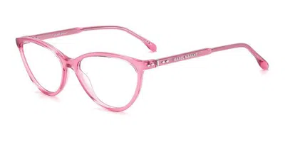 Isabel Marant Im 0065 35j Women's Glasses Pink Size 55 - Free Lenses - Blue Light Block Available In Transparent Pink