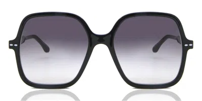 Isabel Marant Im 0077/g/s Asian Fit 807/9o Women's Sunglasses Black Size 56 In Blue