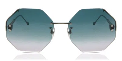 Isabel Marant Im 0080/s 6lb/jp Women's Sunglasses Grey Size 60 In Metallic