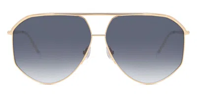 Isabel Marant Im 0117/s 000/9o Women's Sunglasses Gold Size 64 In Gray