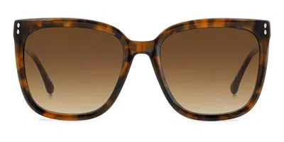 Isabel Marant Im 0123/s 086/ha Women's Sunglasses Tortoiseshell Size 57 In Brown