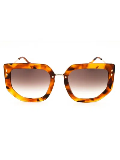 Isabel Marant Im 0149/s Sunglasses In Havana Gold/brown Sf