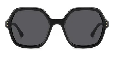 Isabel Marant Im 0152/s 807/ir Women's Sunglasses Black Size 55