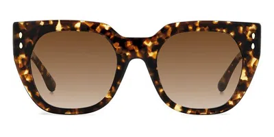 Isabel Marant Im 0158/s 086/ha Women's Sunglasses Tortoiseshell Size 53 In Brown