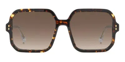 Isabel Marant Im 0163/s 086/ha Women's Sunglasses Tortoiseshell Size 57 In Brown