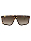 Isabel Marant Hvn Metal Sunglasses In Brown