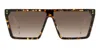 Isabel Marant 64mm Oversize Rectangular Sunglasses In Brown