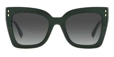 Isabel Marant Im 0188/s 1ed/ib Women's Sunglasses Green Size 53 In Black