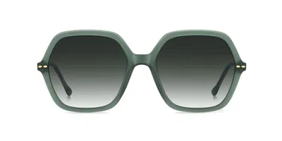 Isabel Marant Im 0206/g/s Asian Fit 1ed/9k Women's Sunglasses Green Size 56
