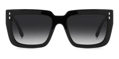 Isabel Marant Im 0213/s 807/9o Women's Sunglasses Black Size 55