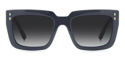 Isabel Marant Im 0213/s Pjp/9o Women's Sunglasses Blue Size 55 In Black