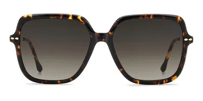 Isabel Marant Im 0229/s 2ik/ha Women's Sunglasses Tortoiseshell Size 57 In Multi