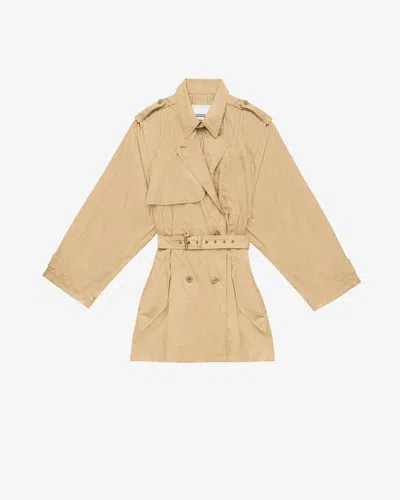 Isabel Marant Im E25 Coat In Nude