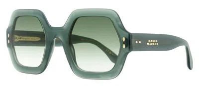 Isabel Marant Im0004ns Geometric Acetate Sunglasses In Green