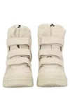 Isabel Marant Im3 High-top Leather Wedge Sneakers In White