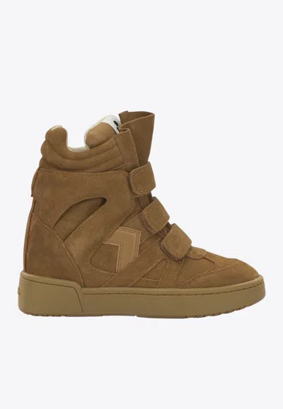 Isabel Marant Im3 High-top Suede Sneakers In Brown