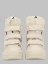 Isabel Marant Im3 High-top Leather Wedge Sneakers In Neutral