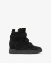 Isabel Marant Round-head High-top Casual Shoes In Black