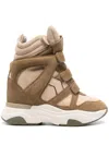Isabel Marant Suede Balskee Sneakers In Beige