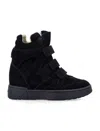 Isabel Marant Round-head High-top Casual Shoes In Black