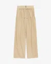Isabel Marant Pleated Casual Pants In Ecru