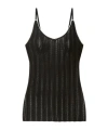 Isabel Marant India Strappy Silk And Cotton Knit Sweater In Black