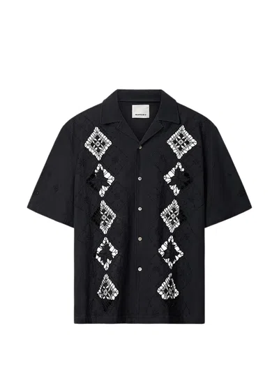 Isabel Marant Hemd Mit Stickerei In Black
