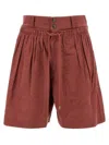 Isabel Marant Ingrid Drawstring High-waist Shorts