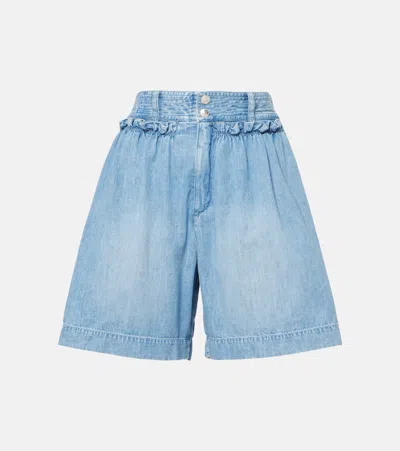 Isabel Marant Ingrid Denim Shorts In Blue