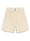 Isabel Marant Ingrid Shorts In Beige Cotton In Neutrals