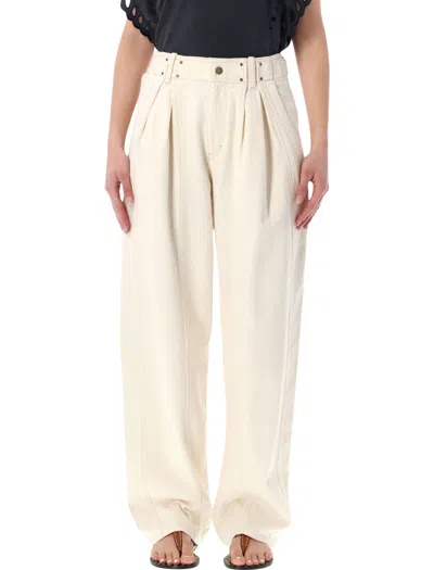 Isabel Marant Ireme Pants Woman In Neutral