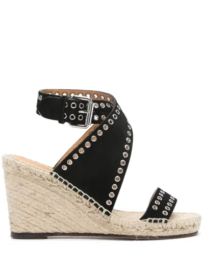 ISABEL MARANT IRIANE 85MM WEDGE ESPADRILLES