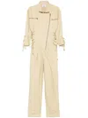 Isabel Marant Beige Cotton Irianna Jumpsuit In Neutrals
