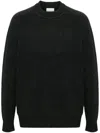 Isabel Marant Crew Neck Knit Sweater With Raglan Sleeves In Black