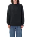 Isabel Marant Crew Neck Knit Sweater With Raglan Sleeves In Black