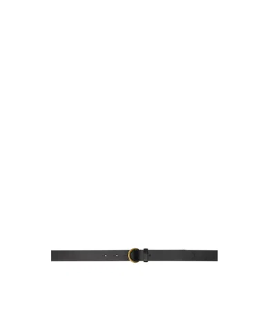 Isabel Marant Isabel Luno Leather Belt In 01bk Black