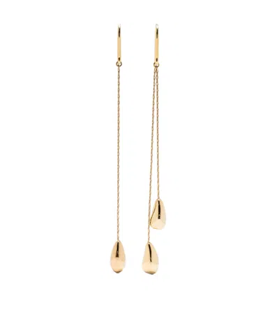 Isabel Marant Mismatched Pendant Earrings In Yellow