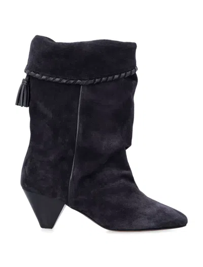 ISABEL MARANT ISABEL MARANT ISABEL MARANT DALBY DRAPED SUEDE BOOTS