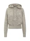 Isabel Marant Étoile Gray Hoodie With Logo In Gray