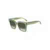 Isabel Marant Logo Square Acetate Sunglasses In Green