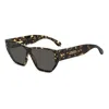Isabel Marant 66mm Oversize Angular Sunglasses In Brown
